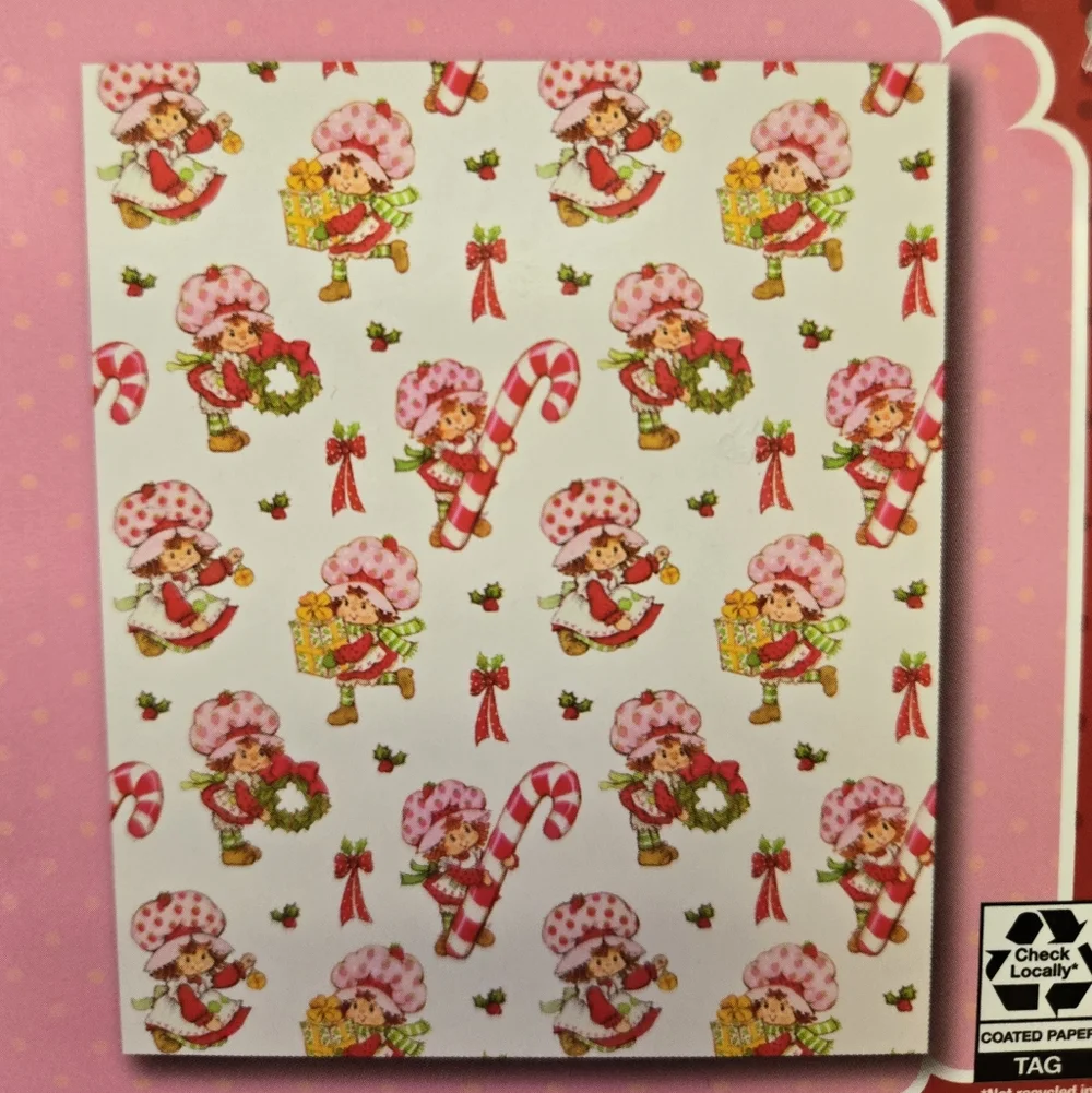 Strawberry Shortcake Christmas Plush Throw Blanket